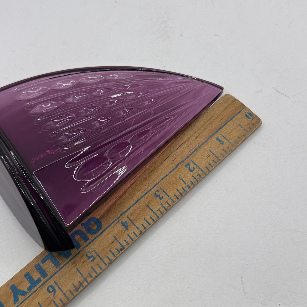 Waterford Ireland Art Glass Purple Crystal Sailboat Figurine Collectible Office - Picture 14 of 14